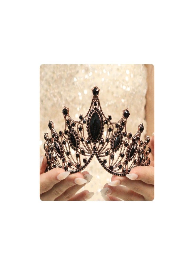 Rannyrena Rhinestone Crystal Tiara Crown for Women Silver Bridal Wedding Headband Elegant Princess Hair Accessories for Birthday Prom Quinceanera - Image 1